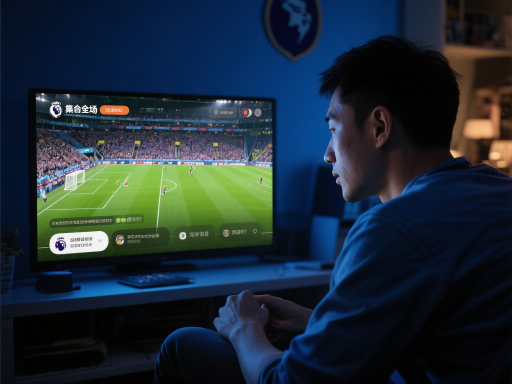 李先生是一位深度英超迷，常常熬夜观看比赛