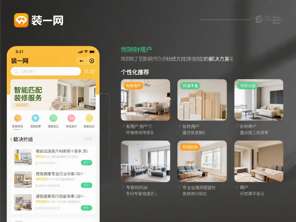 相比于传统方式寻找装修服务，装一网的智能